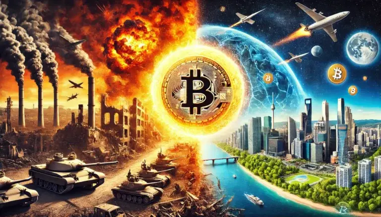 Fiatgeld und Krieg gehören zusammen: Staaten finanzieren Kriege durch Inflation und Schulden. Doch Bitcoin könnte diesen Kreislauf durchbrechen. Erfahre, warum Bitcoin als hartes Geld eine friedlichere Zukunft ermöglicht und warum du jetzt handeln solltest. 🚀