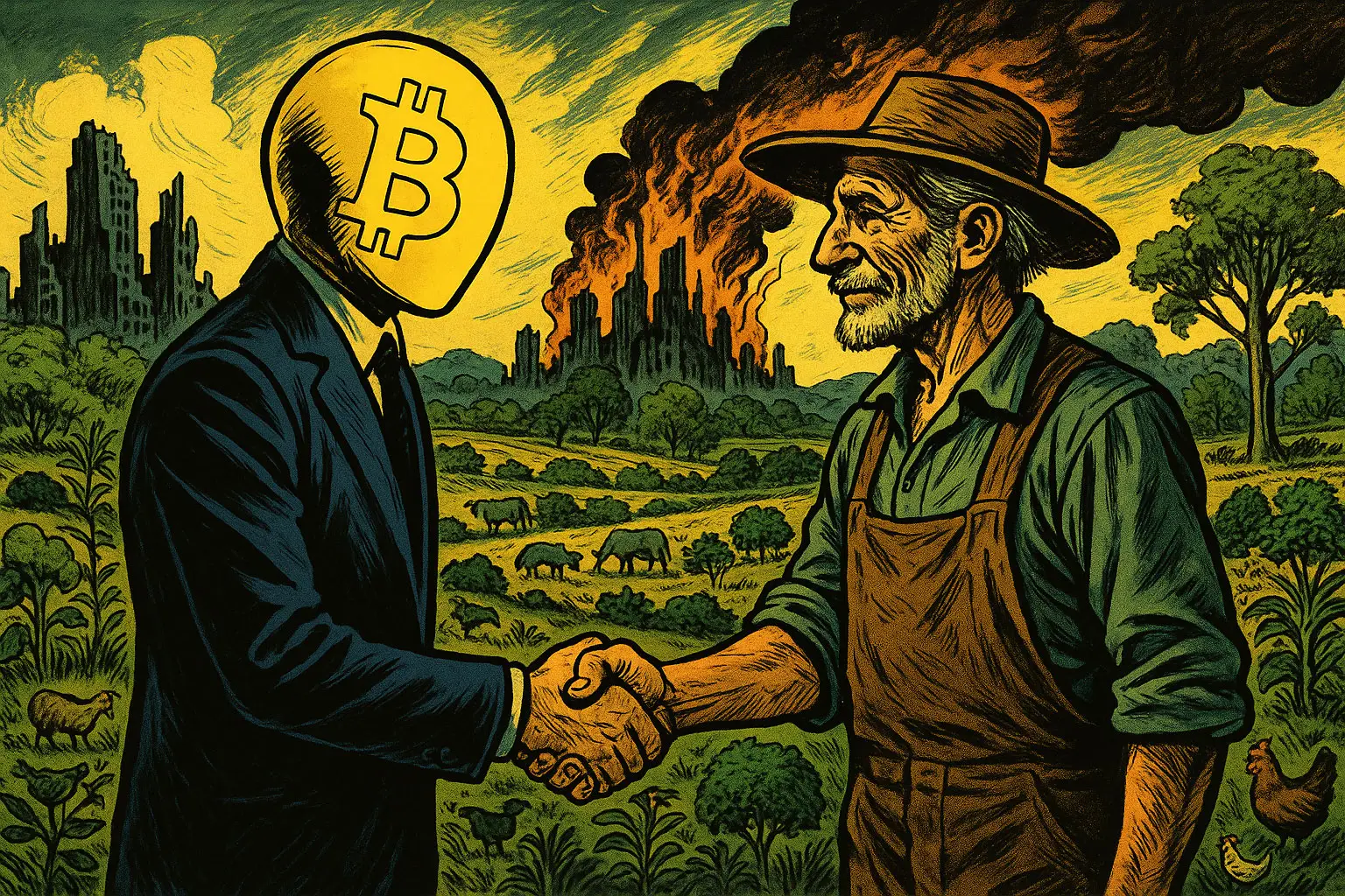 Bitcoin trifft Bauer - Einundzwanzig und Soilify und Hochkultur und Regenerative Landwirtschaft