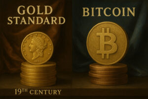 Goldstandard brachte Wohlstand & Erfindungen. Warum Bitcoin der harte Geldstandard des 21. Jahrhunderts werden muss – für echten Fortschritt.