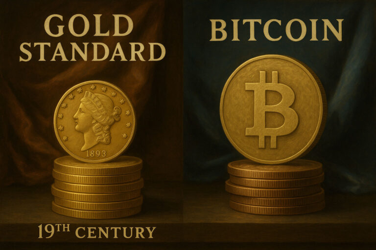 Goldstandard brachte Wohlstand & Erfindungen. Warum Bitcoin der harte Geldstandard des 21. Jahrhunderts werden muss – für echten Fortschritt.