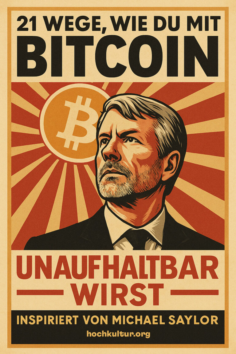 Michael Saylor liefert den Masterplan für das Bitcoin-Zeitalter. 21 Prinzipien, um frei und wohlhabend zu werden – für Individuen, Familien und Unternehmer.