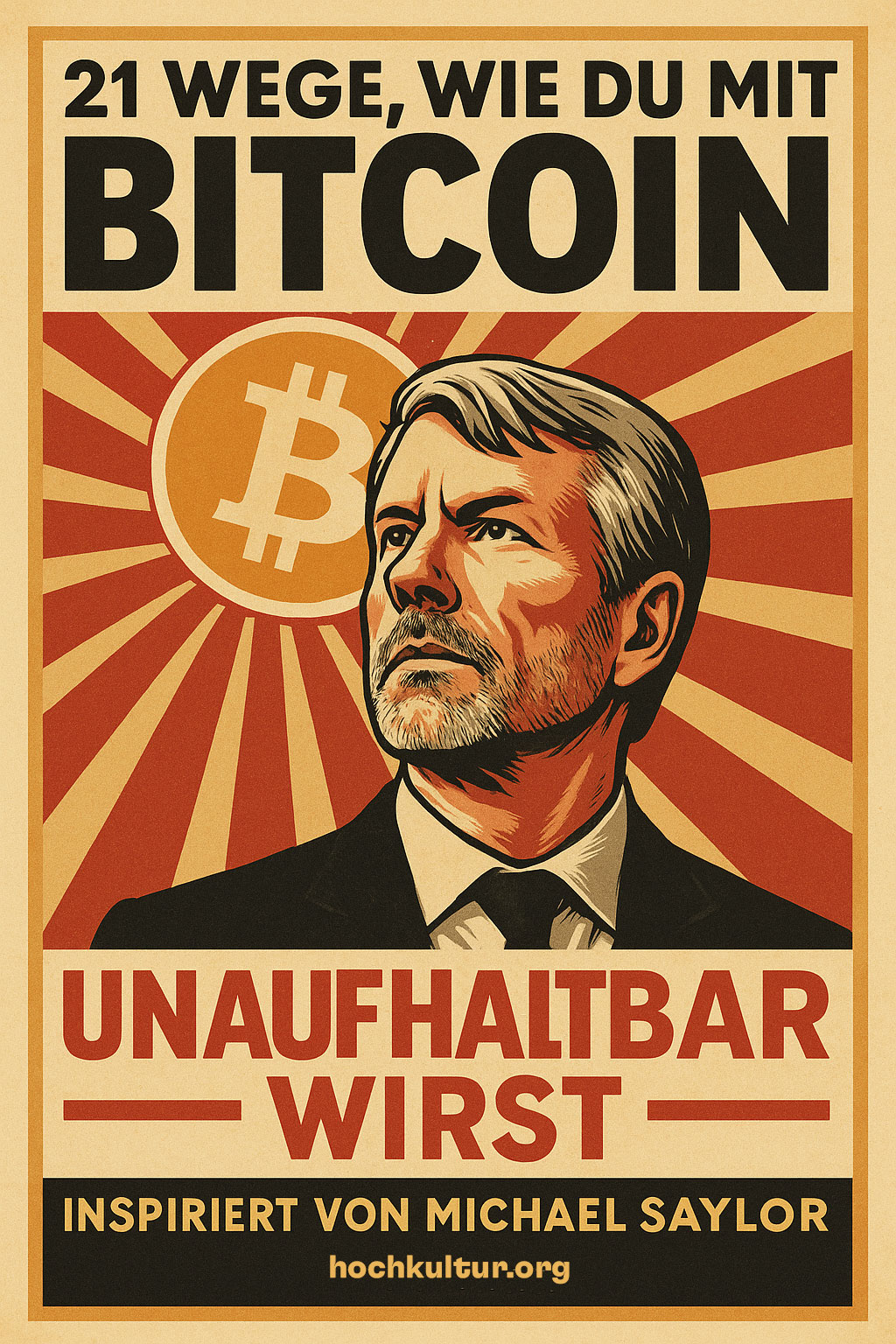 Michael Saylor liefert den Masterplan für das Bitcoin-Zeitalter. 21 Prinzipien, um frei und wohlhabend zu werden – für Individuen, Familien und Unternehmer.