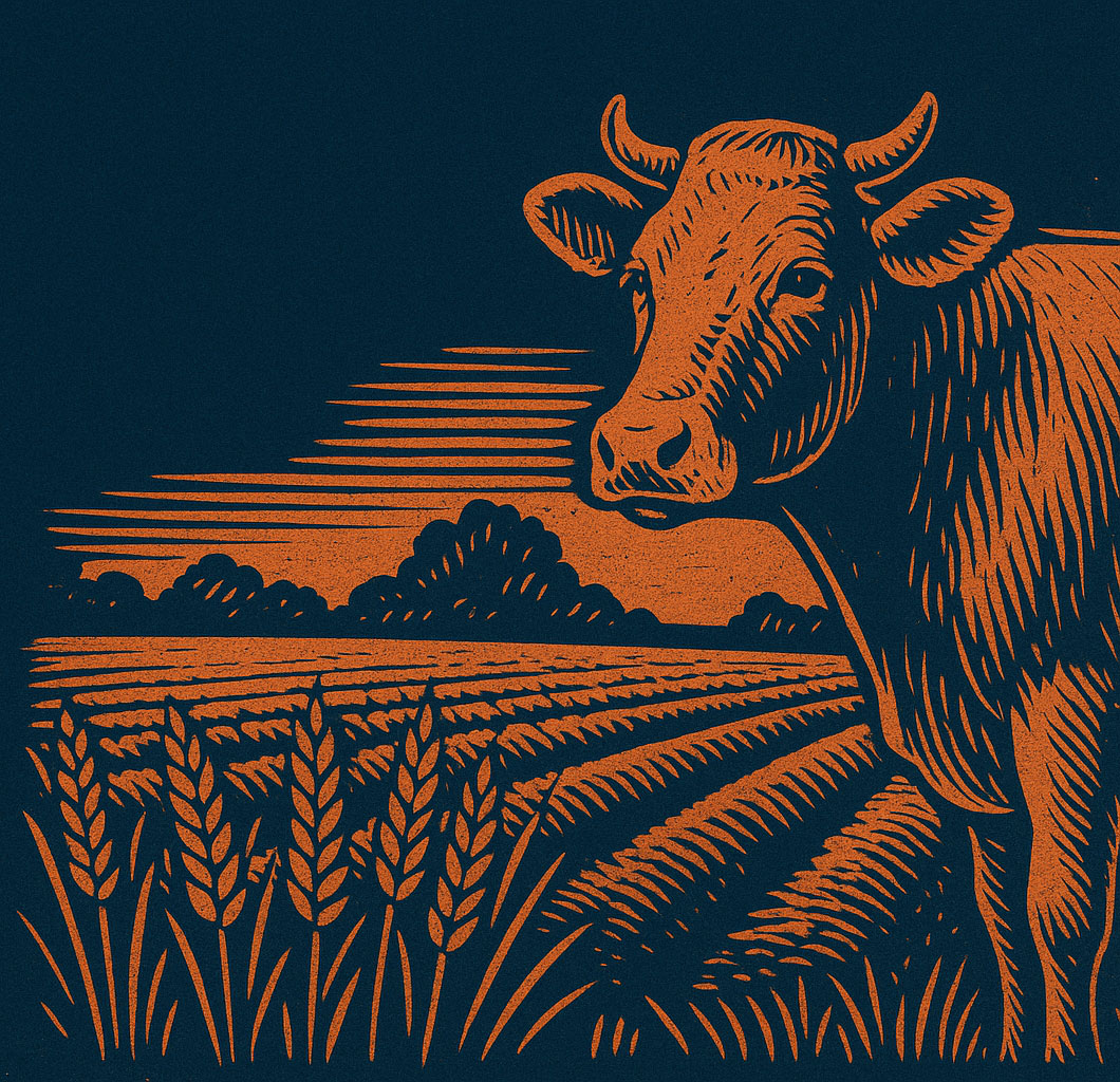 Warum Veganismus ökonomisch nicht funktioniert: Ohne Tierhaltung bricht der Ackerbau ein. Ein Hochkultur-Essay über Kreisläufe, Kalkül und Konsequenz.