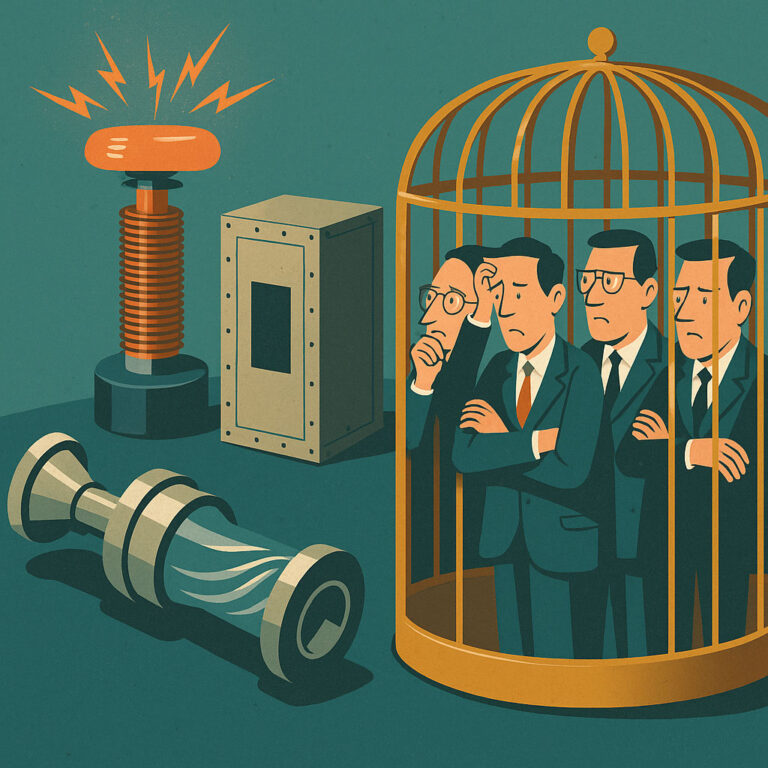 Warum Akademiker Außenseiter-Ideen wie Tesla, Reich oder Schauberger nicht ernst nehmen – und wie der goldene Käfig aus Staat, Konzernen und Karriereängsten wissenschaftlichen Dogmatismus erzeugt. Mit Beispielen wie Plocher integral-technik und IRT zeigt sich: Die Außenseiter lagen oft richtig.