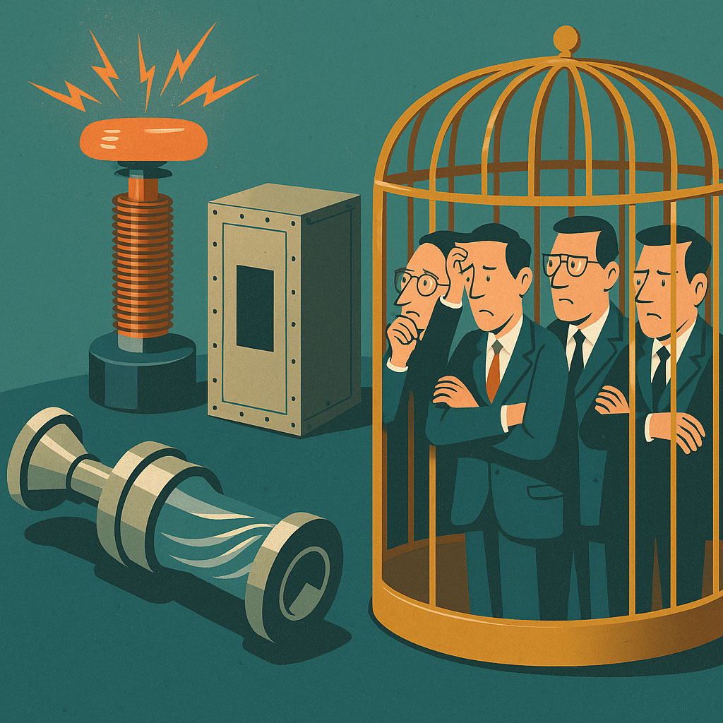 Warum Akademiker Außenseiter-Ideen wie Tesla, Reich oder Schauberger nicht ernst nehmen – und wie der goldene Käfig aus Staat, Konzernen und Karriereängsten wissenschaftlichen Dogmatismus erzeugt. Mit Beispielen wie Plocher integral-technik und IRT zeigt sich: Die Außenseiter lagen oft richtig.