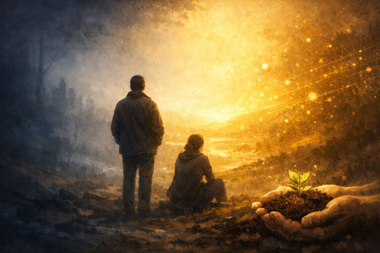 Gold steigt, Bitcoin fällt. Kein Zufall. Ein ruhiger Hochkultur-Essay über Kaufkraft, Systemvertrauen und warum große Krisen leise beginnen.