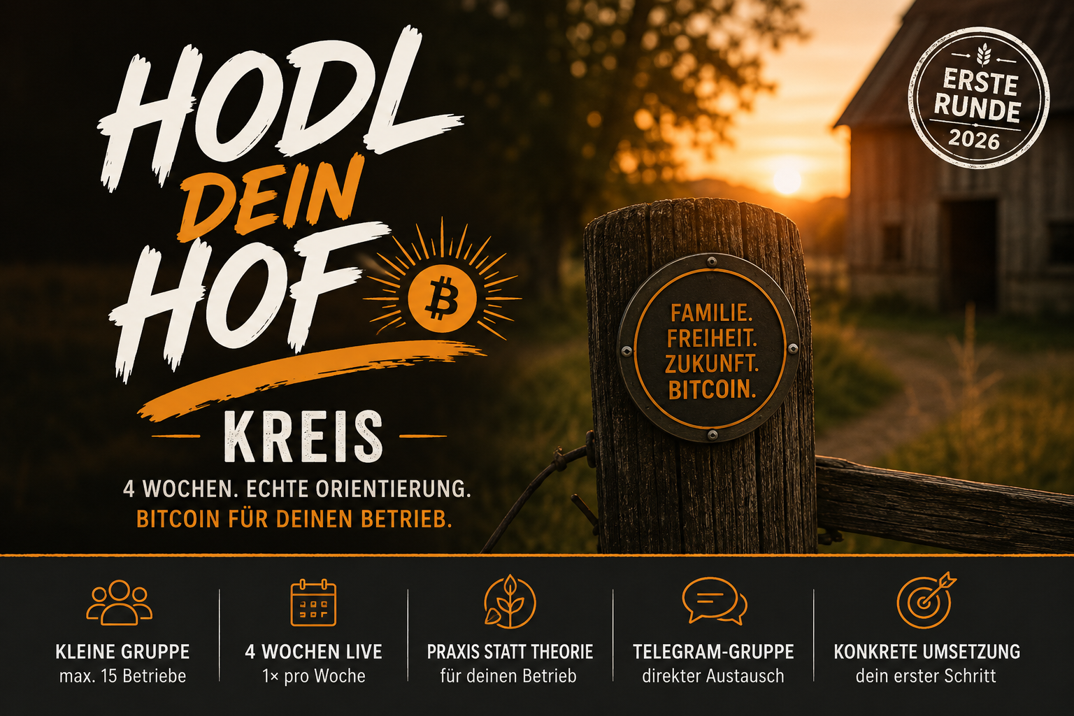 HODL DEIN HOF Kreis – Runde 1
