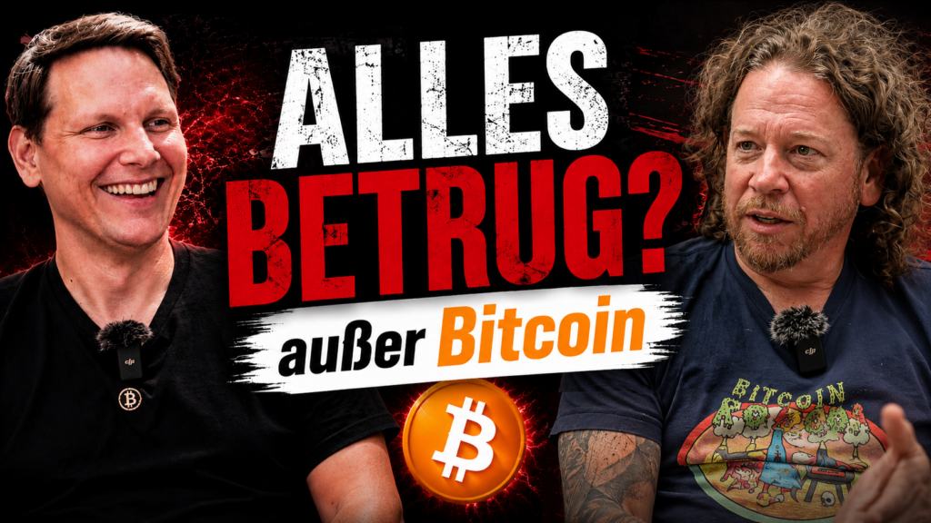 Musiker, Buchautor, Bitcoiner: Dominik Schwarzer erklärt, warum er glaubt, dass das Finanzsystem auf Betrug aufgebaut ist – und warum Bitcoin die einzige Ausnahme ist. Das Gespräch aus der Podcast-Folge Raus hier! #49.